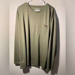 Dickies olive green long sleeve - men's size 3XL